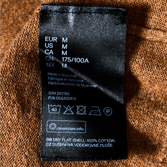 H&M Men’s Fine-Knit Cotton Sweater - Picture 4 of 4